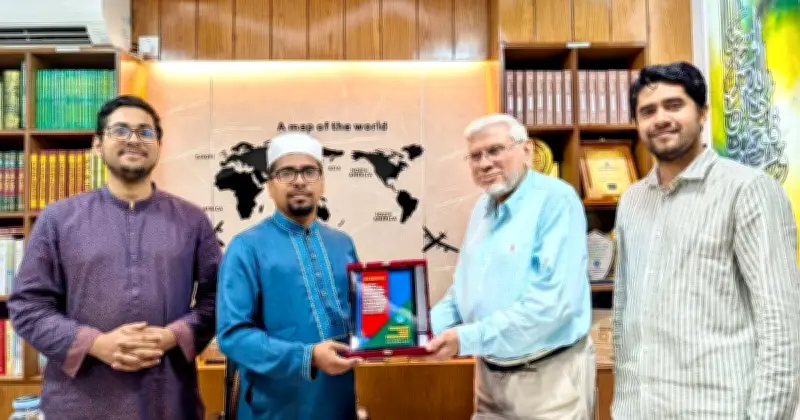 পাকিস্তান জামায়াতের নেতার সাথে শিবির সভাপতির সৌজন্য সাক্ষাৎ