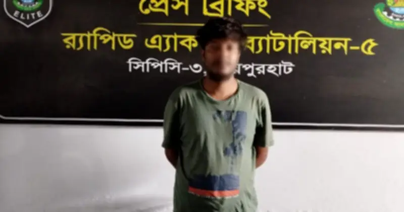 রংপুরে ভ্যানচালক হত্যা মামলার প্রধান আসামি গ্রেফতার