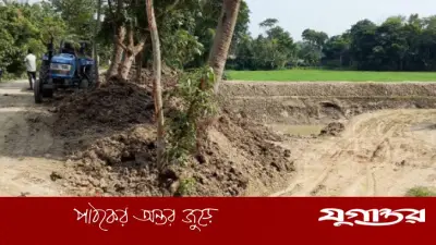নবাবগঞ্জে কৃষিজমির মাটি কাটায় ৮ জনের কারাদণ্ড