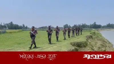 কুড়িগ্রাম সীমান্তে বিজিবির কড়া নজরদারি, ১৯৮ কিমি জুড়ে টহল জোরদার