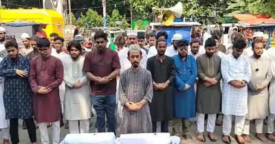 হামে শিশু মৃত্যু ৪৫১, শাহবাগে গায়েবানা জানাজা