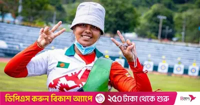 ১৩ মাসের সন্তান রেখে বিশ্বকাপ আর্চারিতে নাসরিন