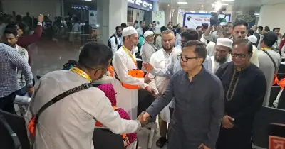 সিলেট থেকে মদিনাগামী প্রথম হজ ফ্লাইট উদ্বোধন