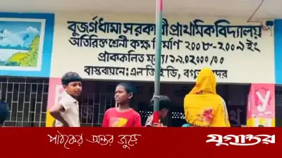 স্কুলের আম পেড়ে খাওয়ায় শিক্ষার্থীদের গলায় জুতার মালা, প্রধান শিক্ষিকাকে শোকজ