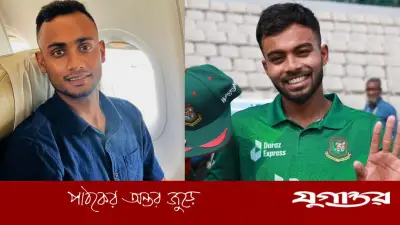টি-টোয়েন্টি র্যাংকিংয়ে তাওহীদ-শরীফুলের বড় লাফ