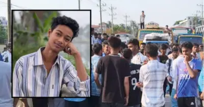 নোয়াখালীতে সিএনজির ধাক্কায় এসএসসি পরীক্ষার্থী নিহত, শিক্ষার্থীদের সড়ক অবরোধ