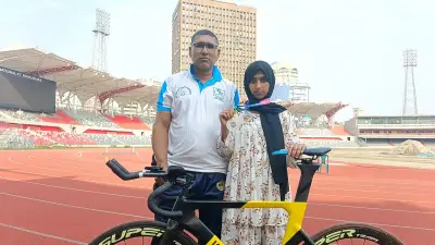 মায়ের সাইকেল ভেঙেও জাতীয় সাইক্লিংয়ে রুপা জিতল ১৪ বছরের স্পৃহা