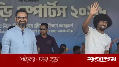 ক্রীড়া প্রতিমন্ত্রীকে ধন্যবাদ জানালেন হামজা চৌধুরী