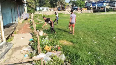 অযত্নে অবহেলায় খেলার অনুপযোগী সদরপুর স্টেডিয়াম