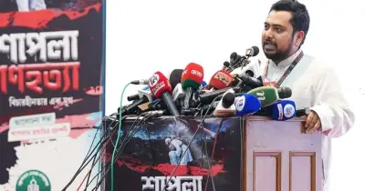 শাপলা গণহত্যা বাংলাদেশের রাজনীতিতে বড় ক্ষত: নাহিদ ইসলাম