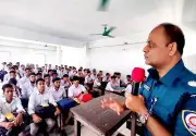মাদকবিরোধী সভায় শিক্ষার্থীদের সচেতন হওয়ার পরামর্শ
