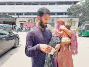 হামের জটিলতায় যমজ শিশুর মৃত্যু, অপরজন অসুস্থ