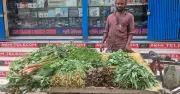 ভ্যানে শাক বিক্রি করে সংসার চালান হেলাল, এক যুগের লড়াই