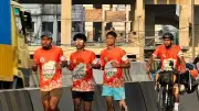 ১৮ দিনে টেকনাফ-তেঁতুলিয়া দৌড়ে পাড়ি দিলেন চার তরুণ