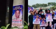 রাজবাড়ীতে শেখ হাসিনার স্বদেশ প্রত্যাবর্তন দিবসে পোস্টার ও মিছিল