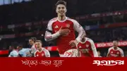 বার্নলিকে হারিয়ে শিরোপার পথে আরও এগিয়ে আর্সেনাল