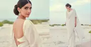 মরুভূমিতে সোনাম কাপুরের রাজকীয় শাড়ি লুক ভাইরাল