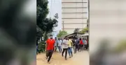 গাজীপুরে পোশাক শ্রমিকদের বিক্ষোভ, পুলিশের সঙ্গে সংঘর্ষ
