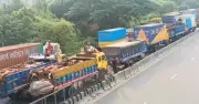 কুমিল্লায় দুর্ঘটনায় ঢাকা-চট্টগ্রাম মহাসড়কে ১৩ কিমি যানজট