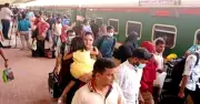 ঈদুল আজহায় কমলাপুরে ঘরমুখো যাত্রীদের চাপ বাড়ছে