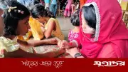 শেরপুরে এতিম শিশুদের হাসির বিনিময়ে মেহেদী উৎসব