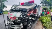 স্বজনের মরদেহ নিয়ে ফেরার পথে দুর্ঘটনা, আহত ৬