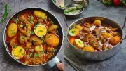 খাসির মাংসের ঝাল রেসিপি: ডিম ও আলু সহকারে