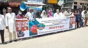 ঝিনাইদহে গ্রেপ্তার দুই নেতার মুক্তি দাবি এনসিপির মানববন্ধন