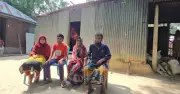 রাজবাড়ীতে এক পরিবারের চার বুদ্ধি প্রতিবন্ধী সদস্যের মানবেতর জীবন