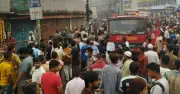 গুলিস্তানে জুতার গোডাউনে আগুন, ফায়ার সার্ভিসের ৩ ইউনিট নিয়ন্ত্রণে এনেছে