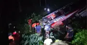 বাউফলে বাস খাদে পড়ে নিহত ১, আহত ১০