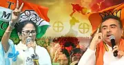 ভবানীপুরে মমতা এগিয়ে, শুভেন্দু পিছিয়ে