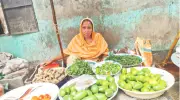 শাক বিক্রি করে সংসার চলে না, তবু টিকে থাকার লড়াই