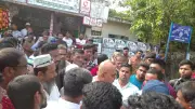ভোলায় বিএনপি নেতা আটকের প্রতিবাদে বিক্ষোভ