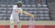 ঢাকা টেস্টে শান্তর সেঞ্চুরি, মুমিনুলের ৯১ রানে আউট