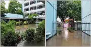 ঢাবির নীলক্ষেত-নিউমার্কেট এলাকায় জলাবদ্ধতায় শিক্ষার্থীদের দুর্ভোগ