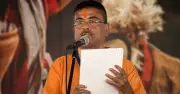 শুভেন্দু অধিকারীর শপথ: ব্রিগেড প্যারেড গ্রাউন্ডে ঐতিহাসিক অনুষ্ঠান