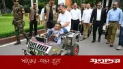 প্রধানমন্ত্রীর সঙ্গে রিফাতের তৈরি স্মার্ট গাড়িতে ভ্রমণ