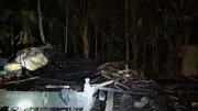 অসুস্থ বৃদ্ধের বসতঘর পুড়ে ছাই, নিঃস্ব পরিবার