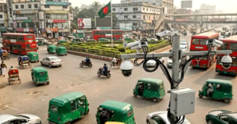 ঢাকার মোড়ে মোড়ে এআই ক্যামেরা, ট্রাফিক নিয়ন্ত্রণ থেকে অপরাধ দমনে নতুন দিগন্ত
