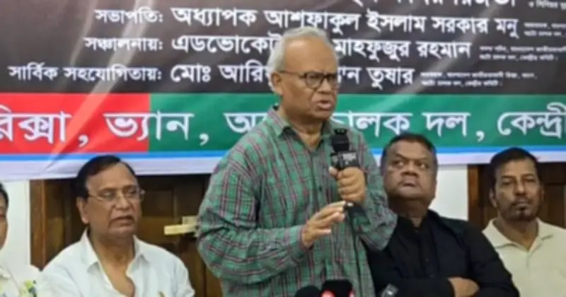 রুহুল কবির রিজভী: মব কালচার তৈরি করেছে একটি দল, সরকারের বিরুদ্ধে ষড়যন্ত্রের জাল