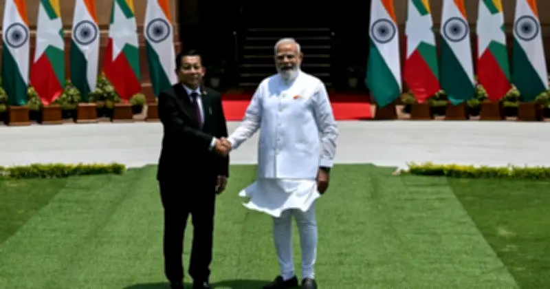 মিয়ানমারের প্রেসিডেন্ট মিন অং হ্লাইংয়ের ভারত সফর