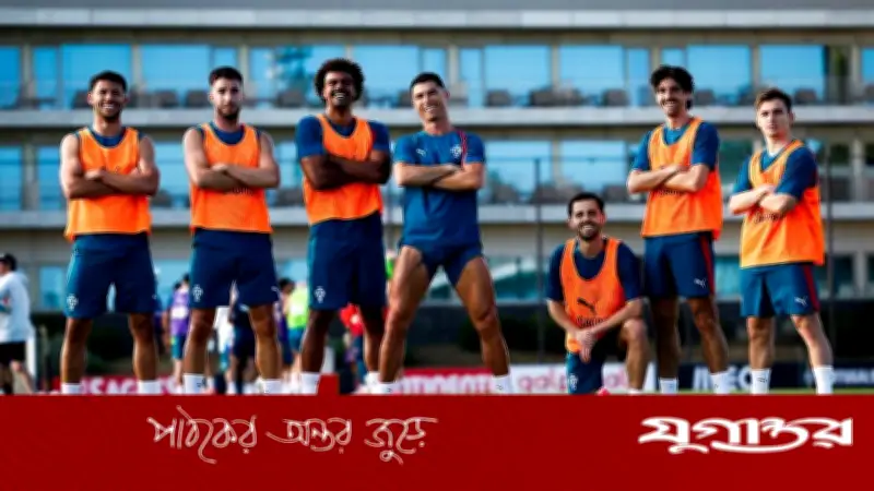 বিশ্বকাপ অনুশীলনে রোনালদো, দিলেন নতুন বার্তা