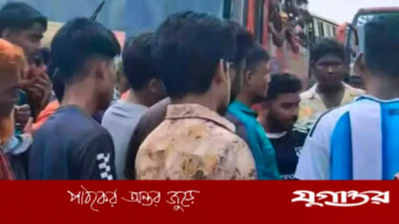 ঢাকা-টাঙ্গাইল মহাসড়কে বাসচাপায় মোটরসাইকেল চালকের মৃত্যু