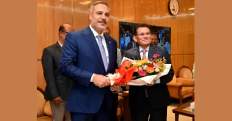 তুরস্কের পররাষ্ট্রমন্ত্রী হাকান ফিদান ঢাকায় তিন দিনের সফরে