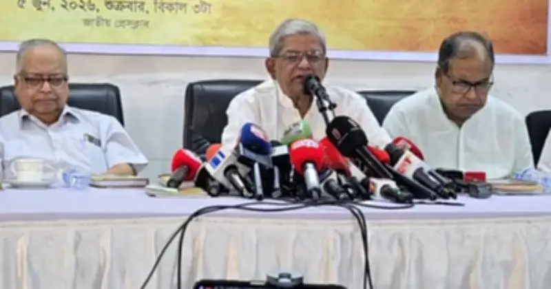 গণতন্ত্র রক্ষায় অশুভ শক্তি প্রতিহতের দাবি মির্জা ফখরুলের