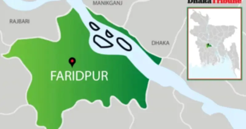 ফরিদপুরে ট্রাক্টর নদীতে পড়ে চালকের মৃত্যু