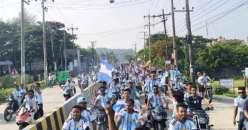 টেকনাফে আর্জেন্টিনা সমর্থকদের বাইক শোডাউন ও কনসার্ট