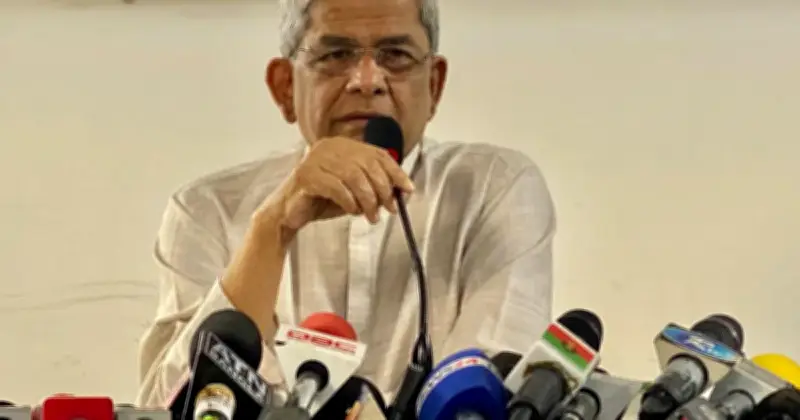 ঢাকা বাসযোগ্য নয়, নিঃশ্বাস নেওয়ার অবস্থা নেই: মির্জা ফখরুল