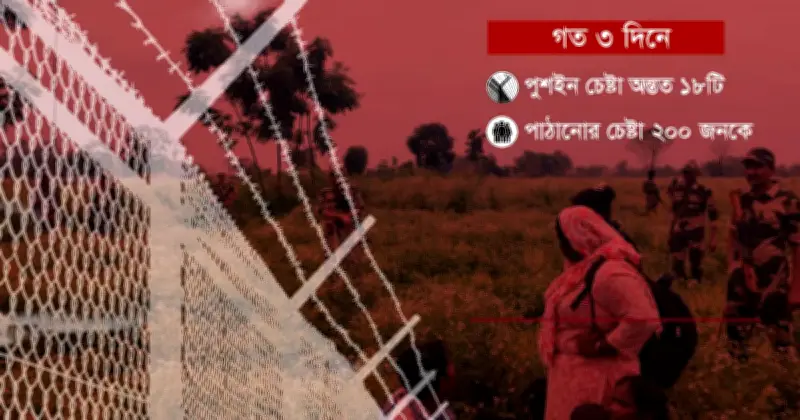 সীমান্তে পুশইন ইস্যু: বাংলাদেশ-ভারত সম্পর্কে নতুন উত্তেজনা